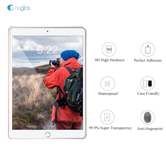 Ipad 10.2 Tempered glass Protector 7th and 8th Generation Screen Protector Glass - Picture 2 of 11